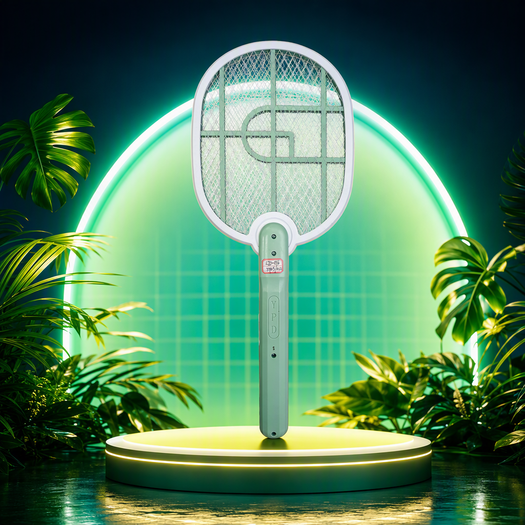 Lightweight, environmentally friendly, light green electric mosquito swatter, hand-held mosquito repellent and trap, portable home mosquito repellent and night mosquito repellent wonder, mosquito killer swatter, mosquito killer lamp, electric mosquito swatter Specification image