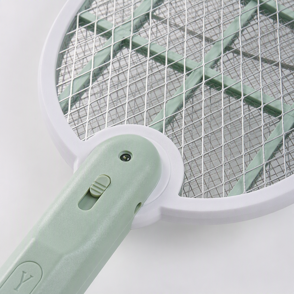 Lightweight, environmentally friendly, light green electric mosquito swatter, hand-held mosquito repellent and trap, portable home mosquito repellent and night mosquito repellent wonder, mosquito killer swatter, mosquito killer lamp, electric mosquito swatter Application Scenario