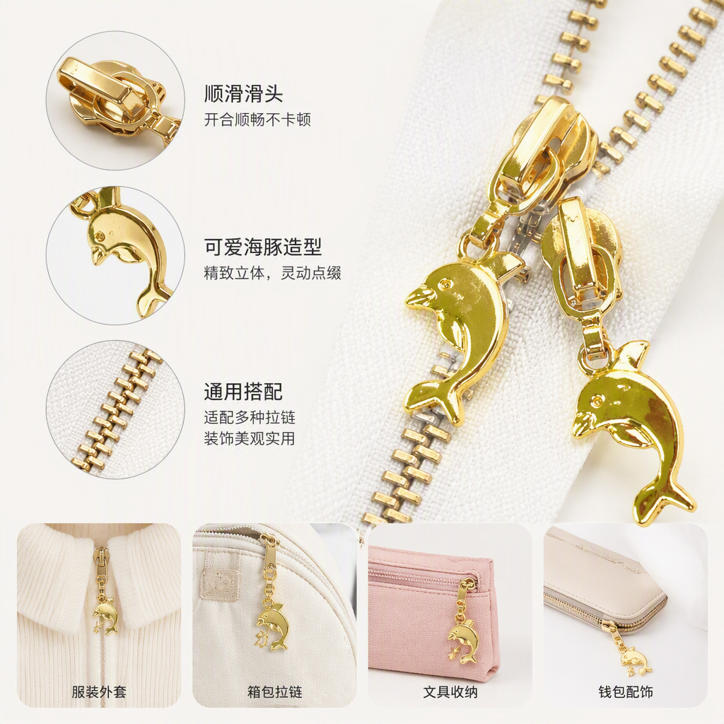 金色海豚造型耳钉简约时尚个性百搭耳饰女生气质耳坠礼物精选款