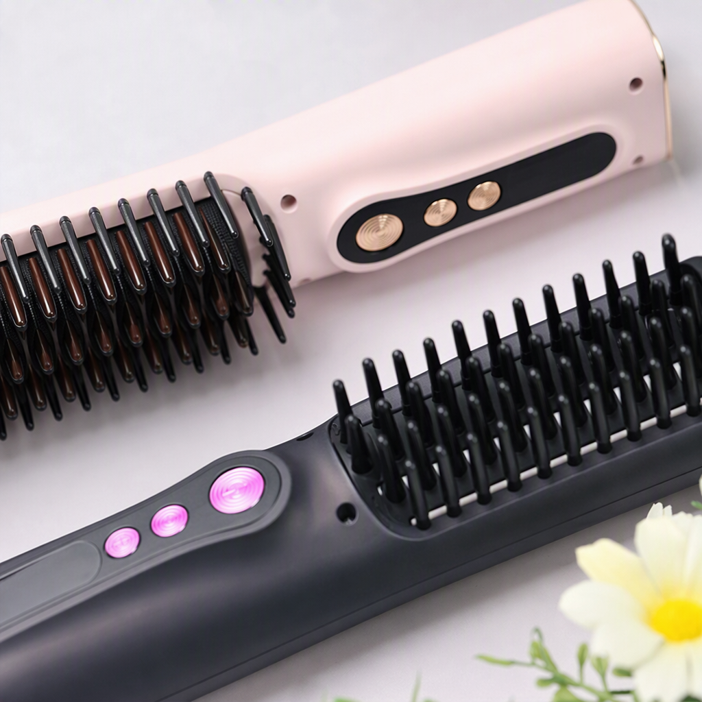 This multi-functional household hair straightener is a portable hair styling tool with multiple temperature control Settings, suitable for both men and women Application Scenario