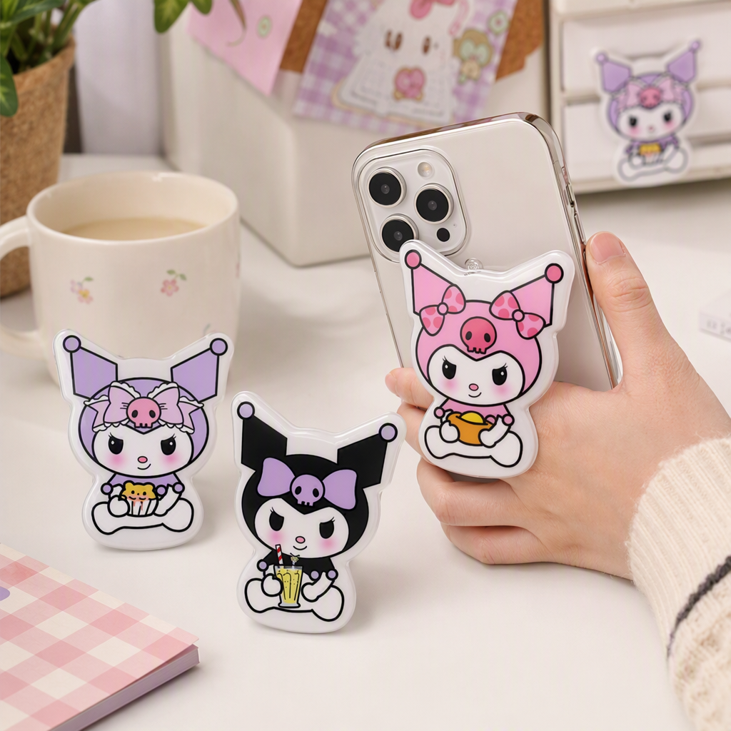 Night light Kulomi cartoon-shaped LED energy-saving lamp, pink packaging, purple, black and pink three types of handheld small object low-energy consumption decorative lamps details Picture