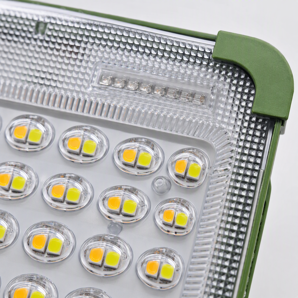 Environmentally friendly frame LED solar floodlight board, energy-saving and high-brightness, simple design for home, office and decorative lighting Application Scenario