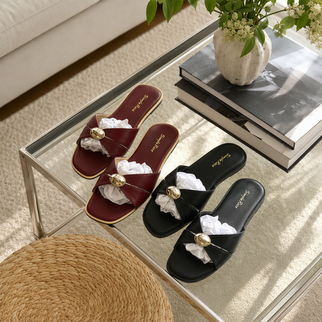 Hollowed-out breathable women 's summer slippers fashion lady slippers details Picture