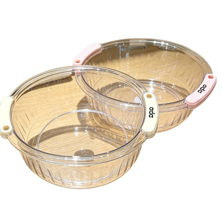 【CL】26Q3#6411 Multi-functional household plastic washbasin, large, medium and small washbasins, kitchen washbasin, food-grade durable toiletries Application Scenario