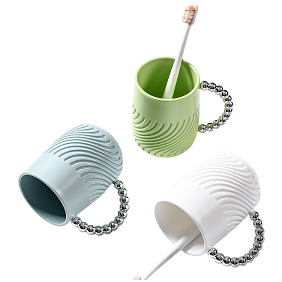 【CL】26Q3#7048 Light Luxury Pearl Mouthwash Cup, Chinese-style home decor Tea cup, tea mat, Glass plate, White, Blue and Green Cup set, Kung Fu Tea Set, Tea bowl, Tea set Specification image