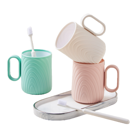 【CL】 26Q3#7087O wood-grain mouthwash Cup, colorful and creative ceramic water cup, simple and fashionable home tea cup, coffee cup, gift set Application Scenario
