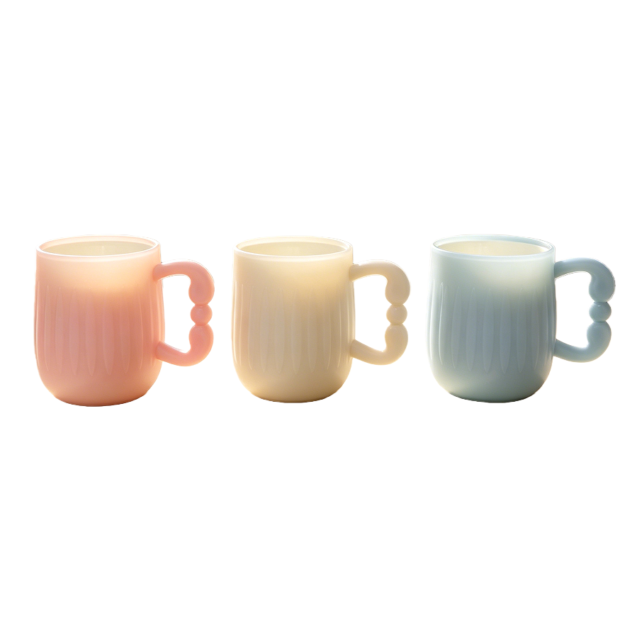 【CL】26Q3#7089 spherical gradient mouthwash Cup, Colorful Creative Ceramic Water Cup, portable and fashionable office home Personalized Tea cup, student coffee cup Application Scenario