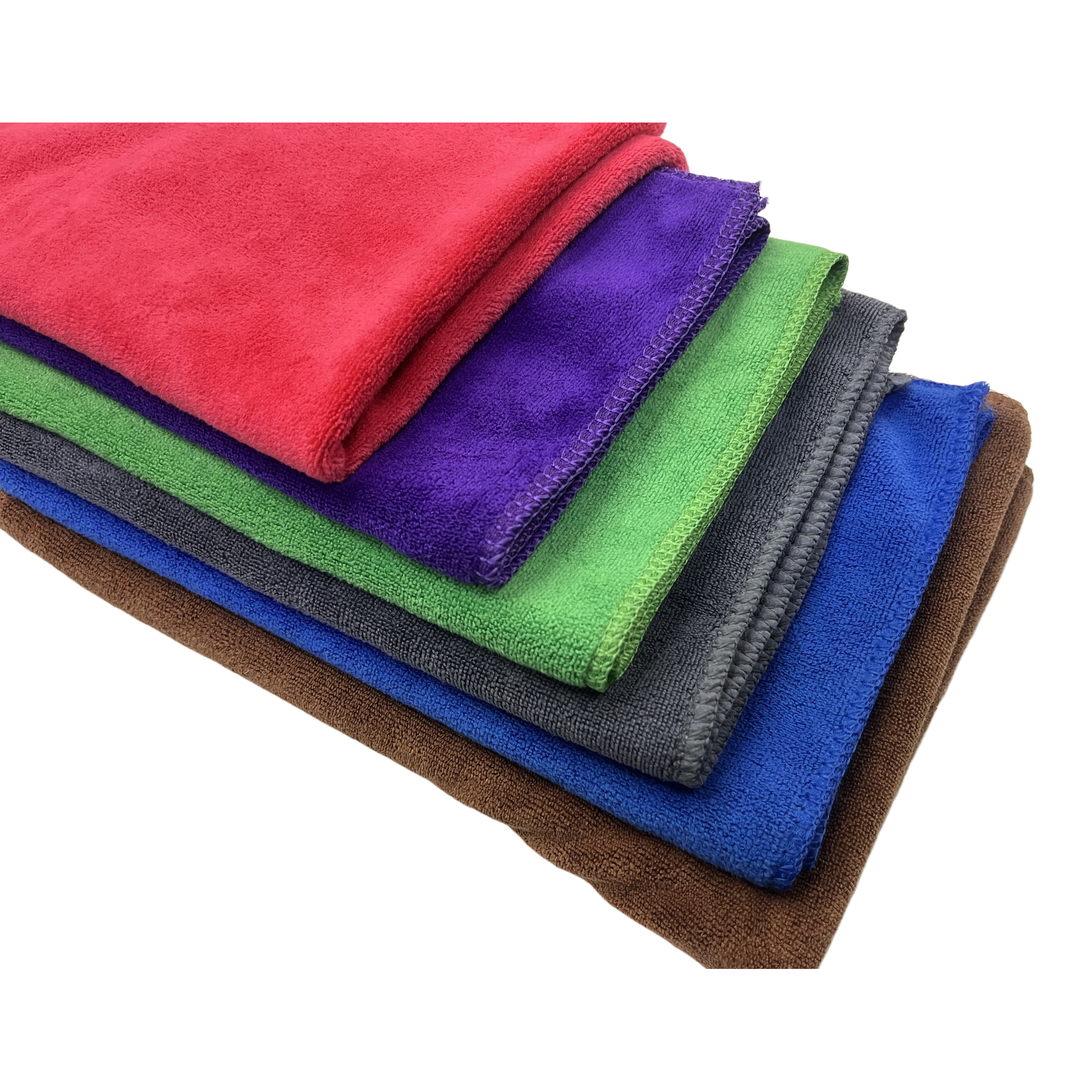 Multi-color microfiber towel pile, soft and absorbent home bath towel, multi-color comfortable and quick-drying premium set Item Picture