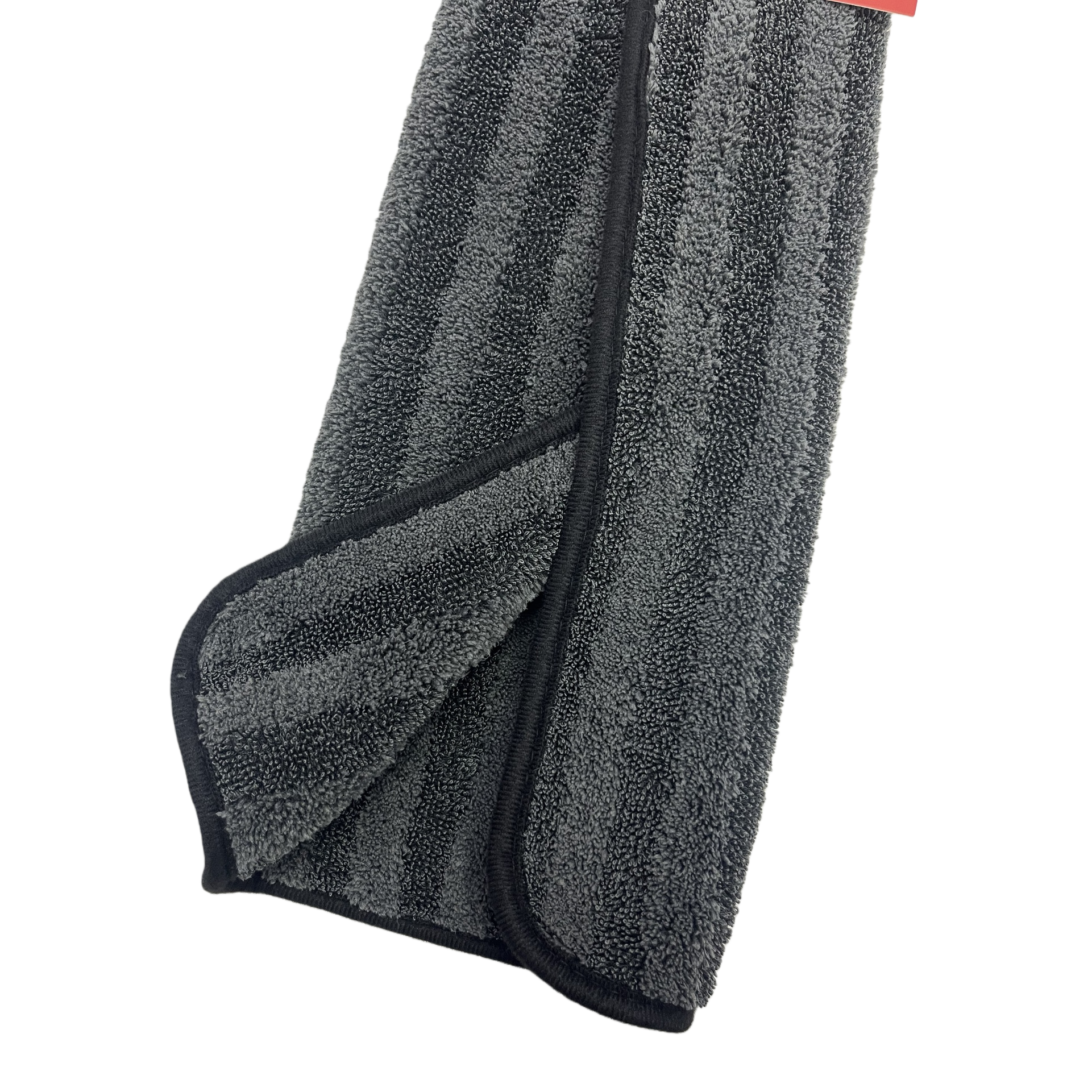 Fashionable grey striped absorbent towel, soft and comfortable home bath towel, portable and multi-purpose travel style Item Picture