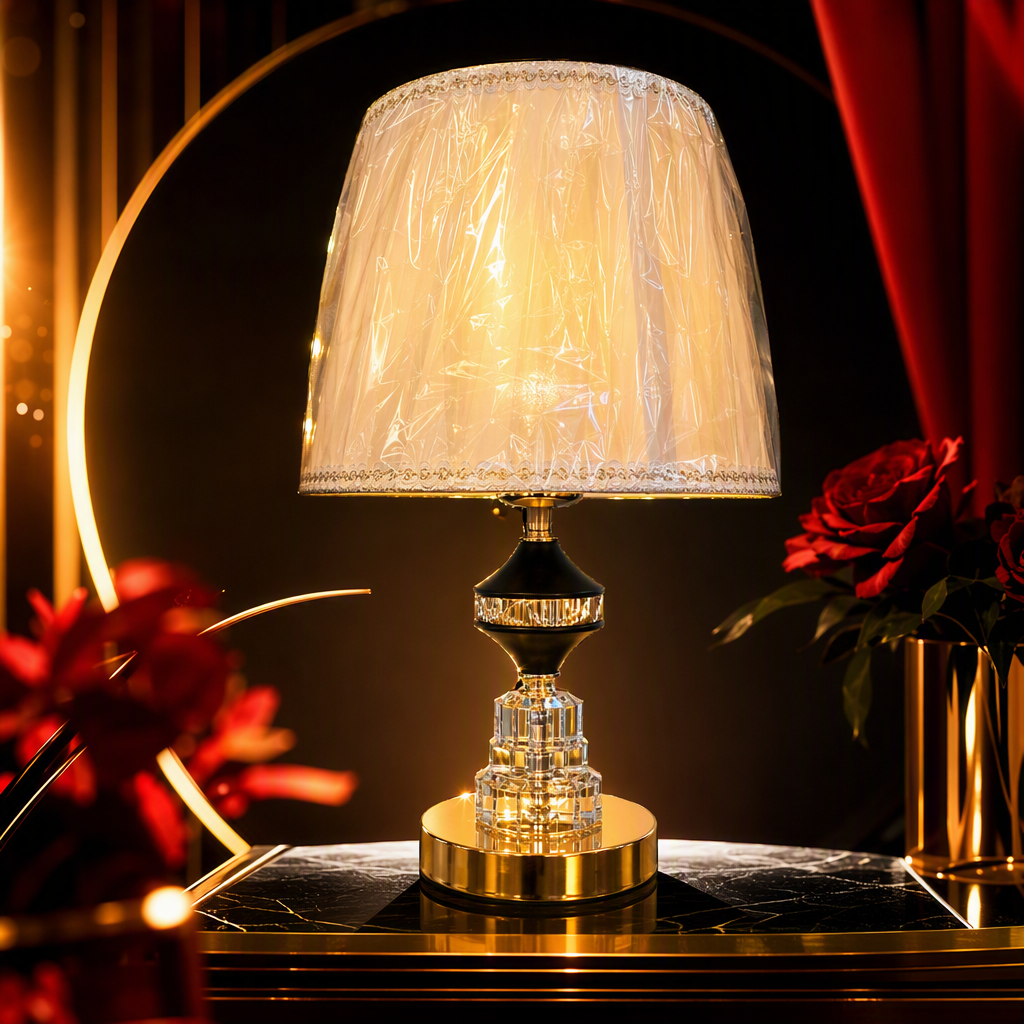 Eye-protecting study desk lamp, night lamp, table-style reading lighting fixture, warm bedroom, study, desk lamp, eye-protecting and light-protecting
