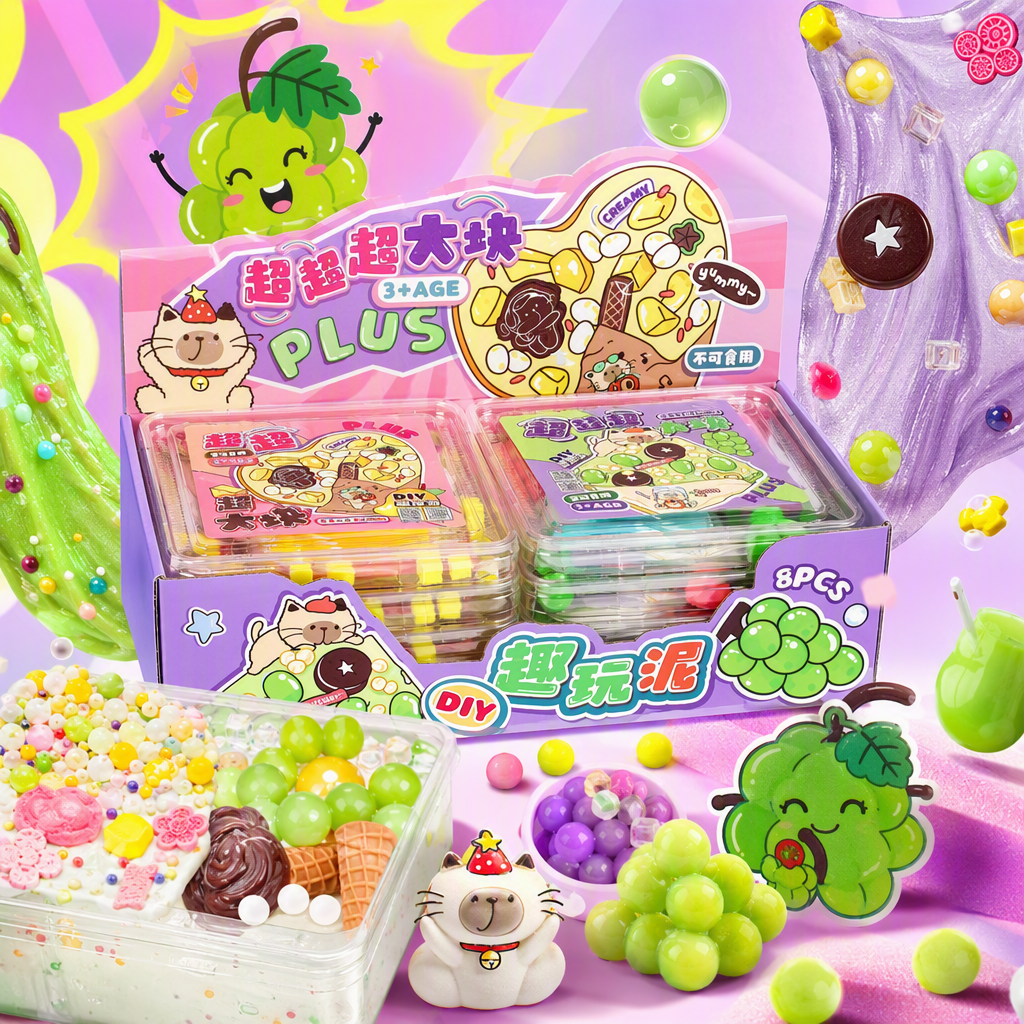 Destripando pequeños purés - super super mega bloque de yogurt DIY comida para jugar Application Scenario