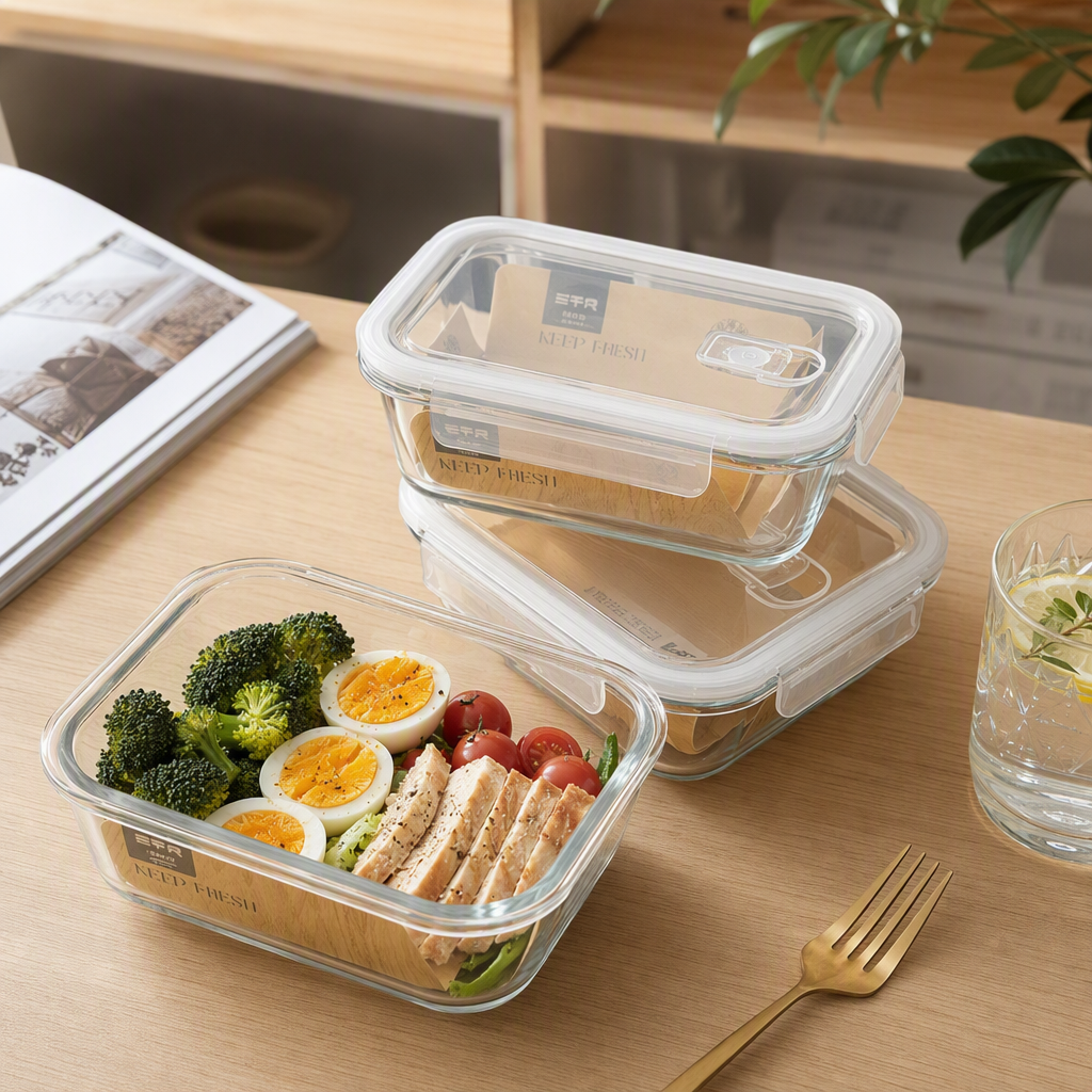 保鲜盒/不锈钢餐具五金/饭盒/不锈钢餐具/分格保鲜盒产品图