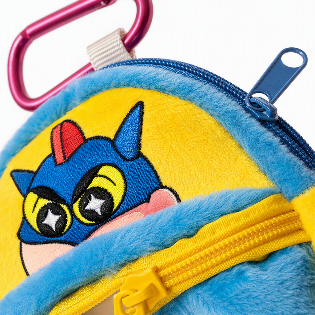 Crayon Shin-chan coin purse, cartoon and cute mini storage bag, key bag, schoolbag, small pendant, anime, foreign trade, Crayon Shin-chan series, colorful plush backpack pendant, star man, rabbit shaped mini doll, keychain, convenient to carry Item Picture