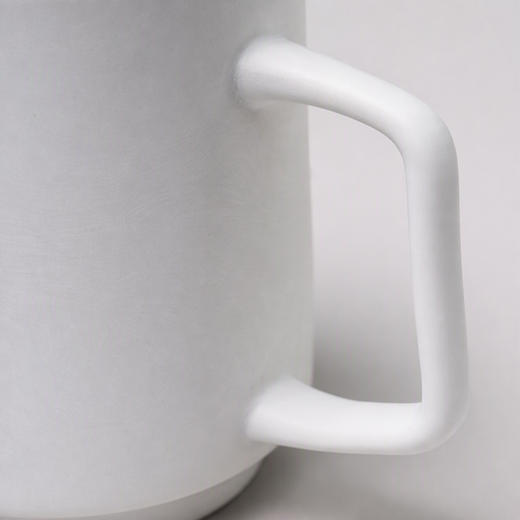 【CL】26Q3#7093 Square handle mouthwash cup, colorful and creative ceramic water cup, simple and fashionable home coffee cup, office and student cup, gift set Specification image
