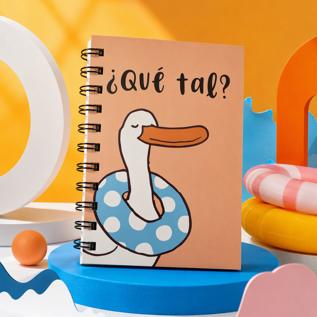 Donghu Paper Products A6 Soft and Cute Little Duck Coil Notebook Portable and Portable Notebook Specification image