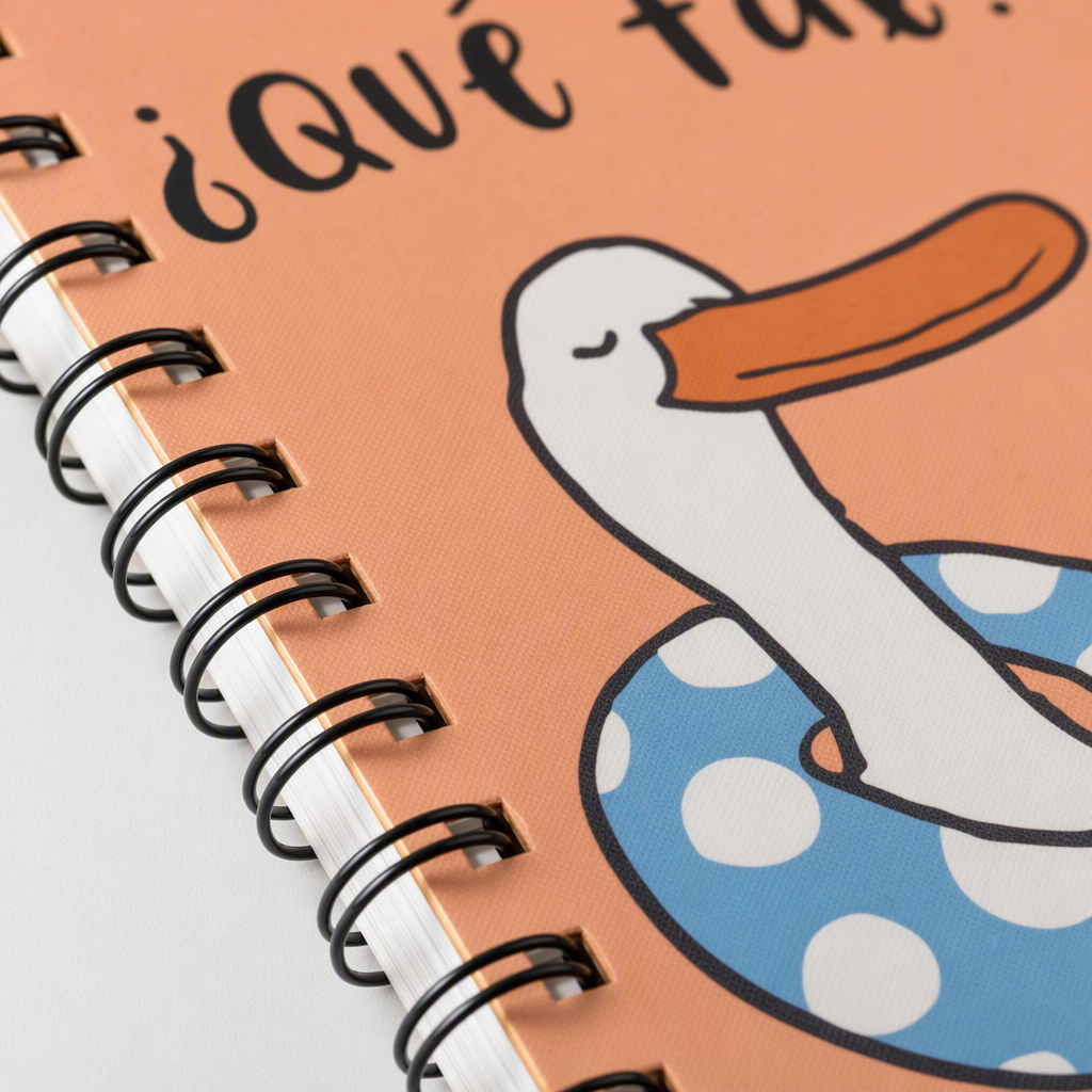 Donghu Paper Products A6 Soft and Cute Little Duck Coil Notebook Portable and Portable Notebook Application Scenario