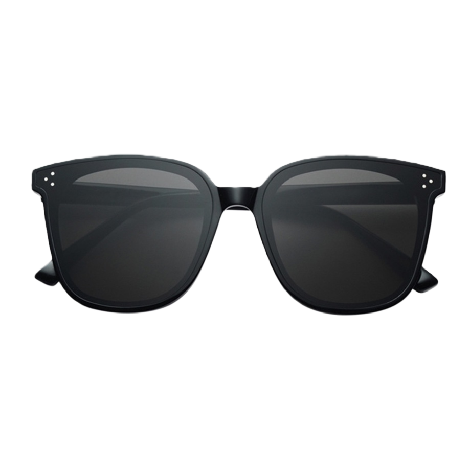 Fashionable polarized sunglasses, men's UV protection sunglasses, driving sunglasses, black trendy style Item Picture