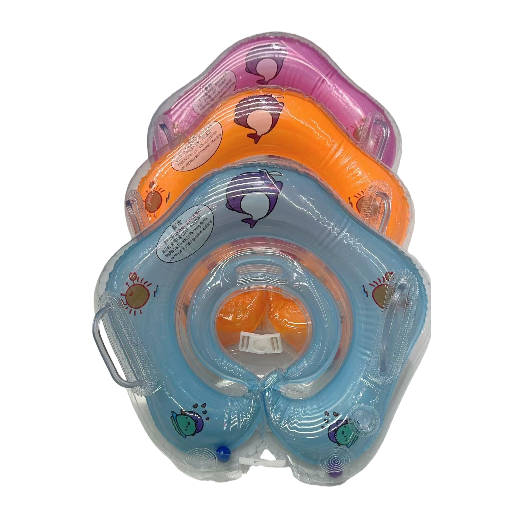 Colorful baby swimming ring, anti-slip, safe and soft children's float ring, suitable for infants and toddlers swimming toys Item Picture