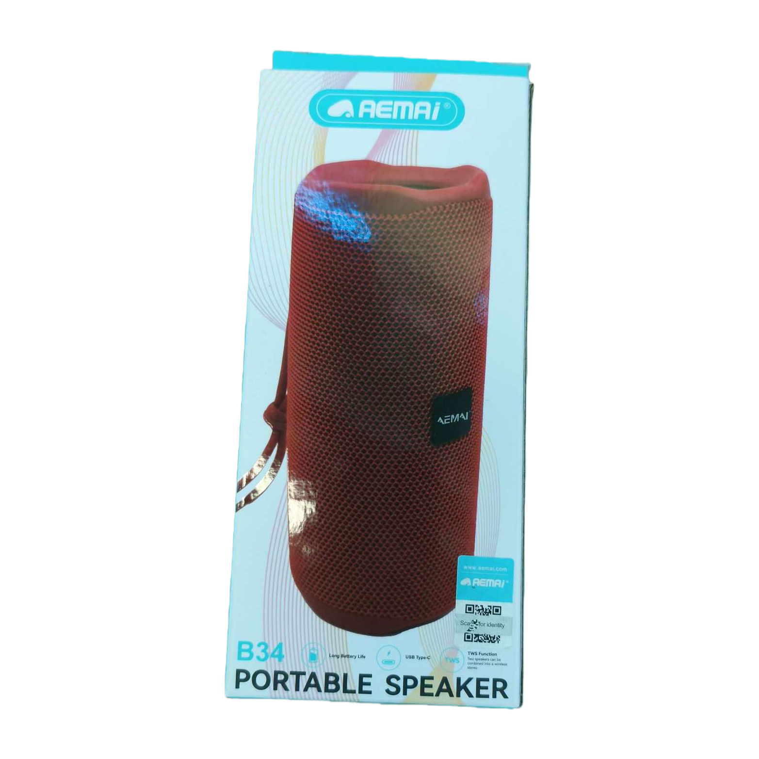 Colorful mini wireless Bluetooth speaker, portable outdoor waterproof portable speaker, powerful bass portable speaker Item Picture