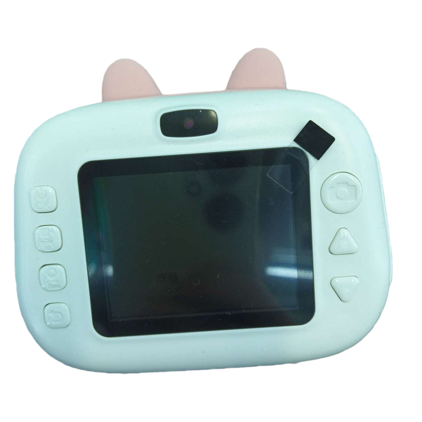 A high-definition, shockproof and portable toy camera for children's white camera, suitable as a gift for school-aged children Item Picture