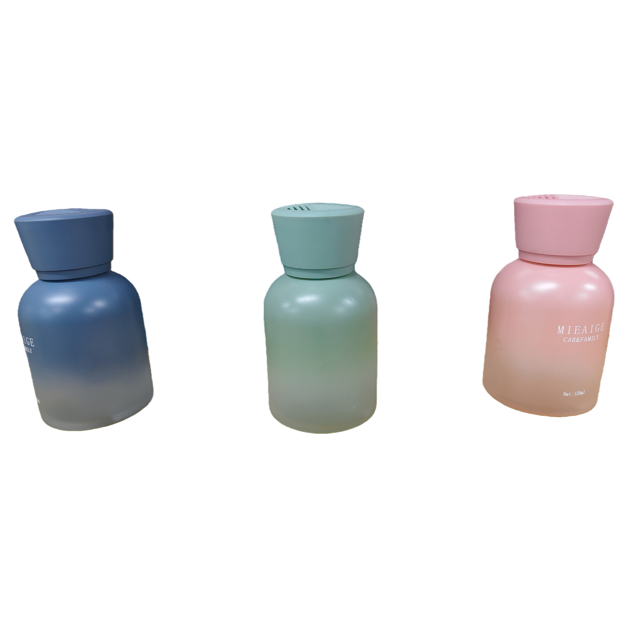 Botella de aromaterapia de gradiente colorida kit casero botella de perfume creativa simple y de moda contenedor de perfume Item Picture