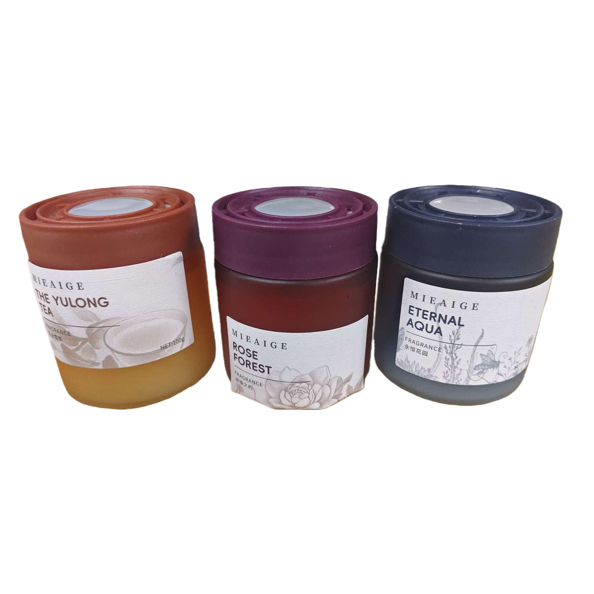 Tres colores botella de aromaterapia naranja dragón de jade té púrpura rosa bosque azul oscuro jardín eterno botella de perfume para el hogar aromaterapia decoración regalo Item Picture