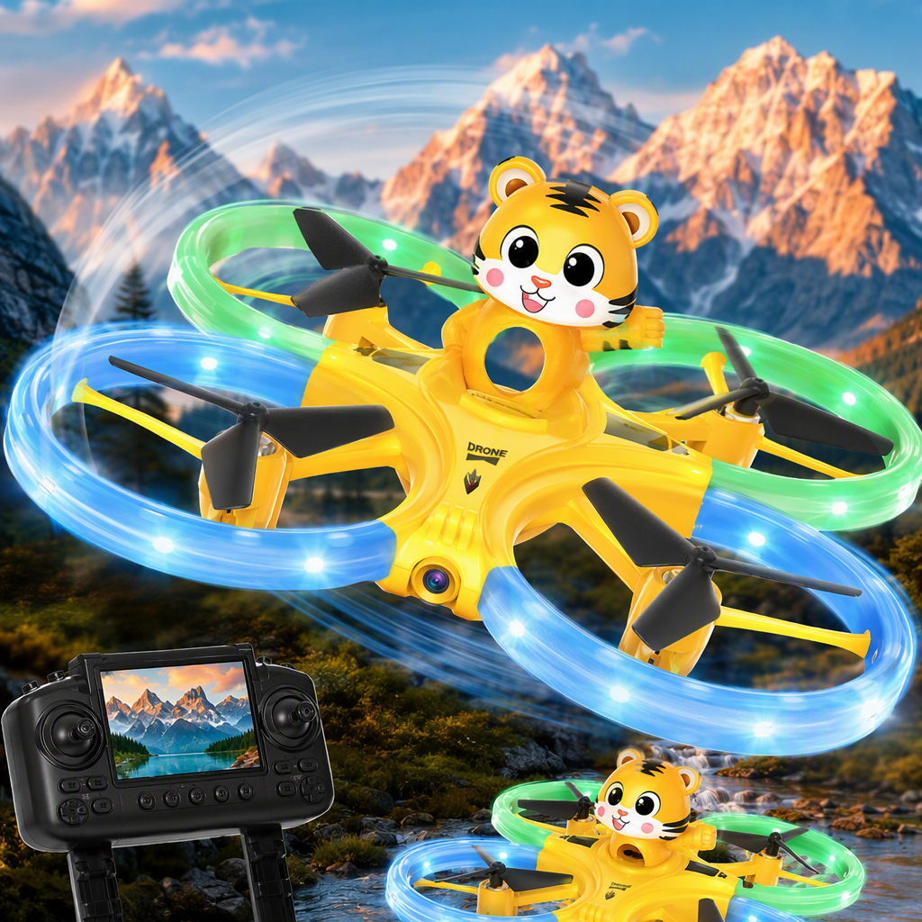 Remote-controlled aircraft, children's toy, high-flight stunt model, remote-controlled flying vehicle, suitable for indoor and outdoor entertainment as a gift