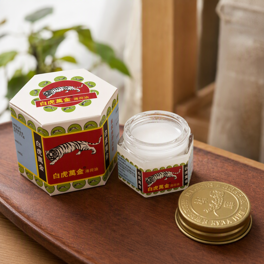 白虎万金薄荷油舒爽清凉油风油精鼻通缓解头痛感冒不适清凉膏提神醒脑护理用品