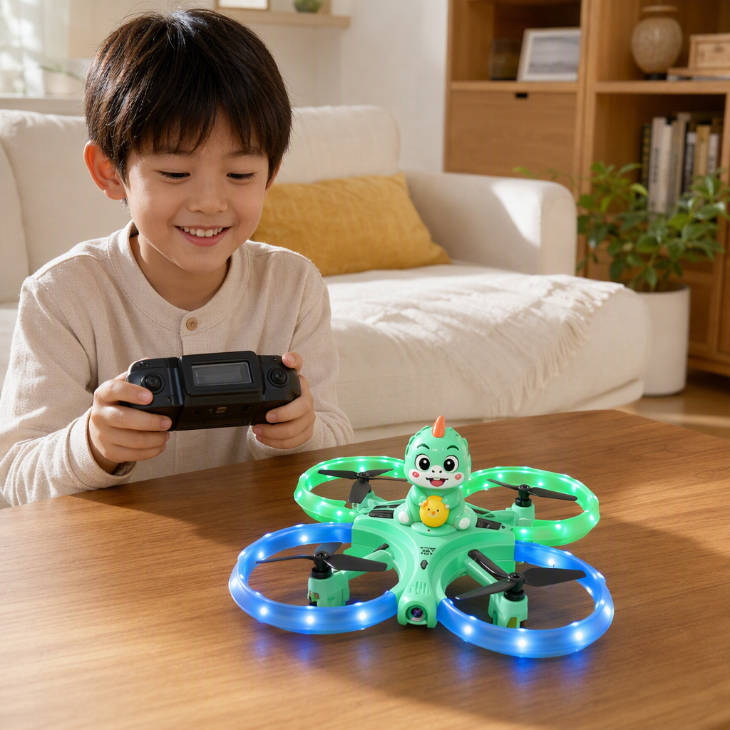 Quadcopter Dinosaur Model Drone (Dual Camera 30W High Definition) SY458PRO