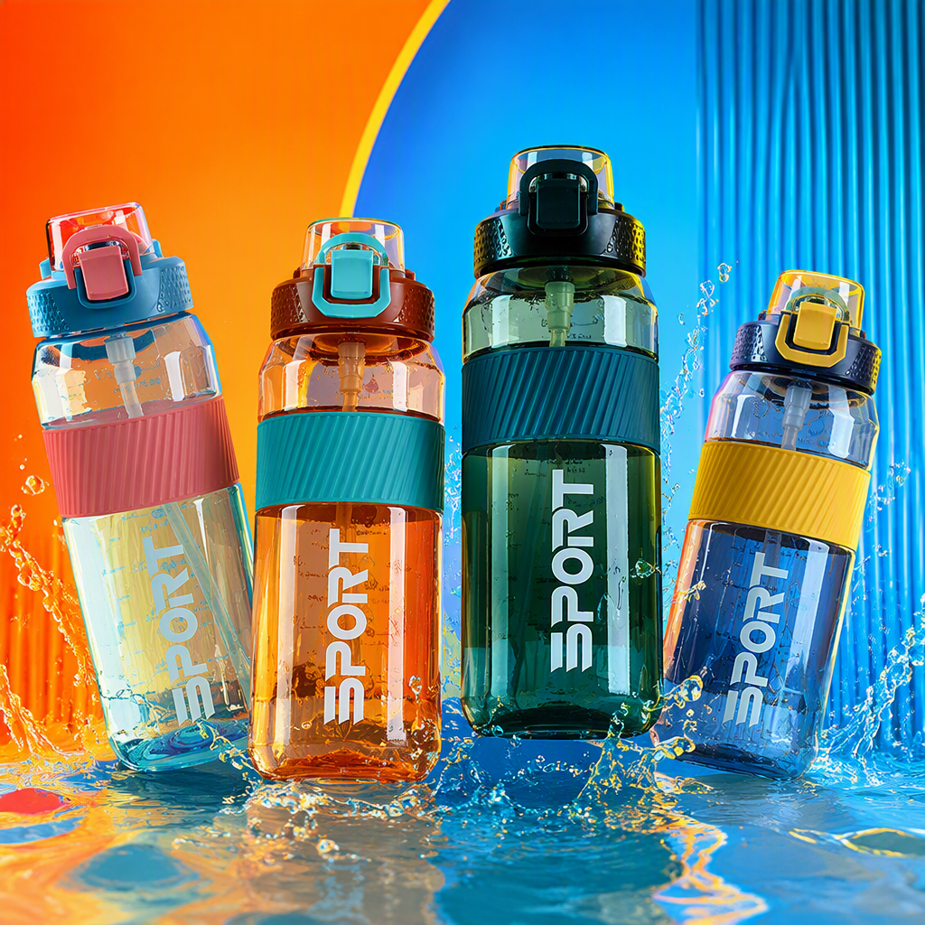 Multifunción deportes kettle gran capacidad portátil estudiante deportes al aire libre taza con botella de agua deportes kettle
