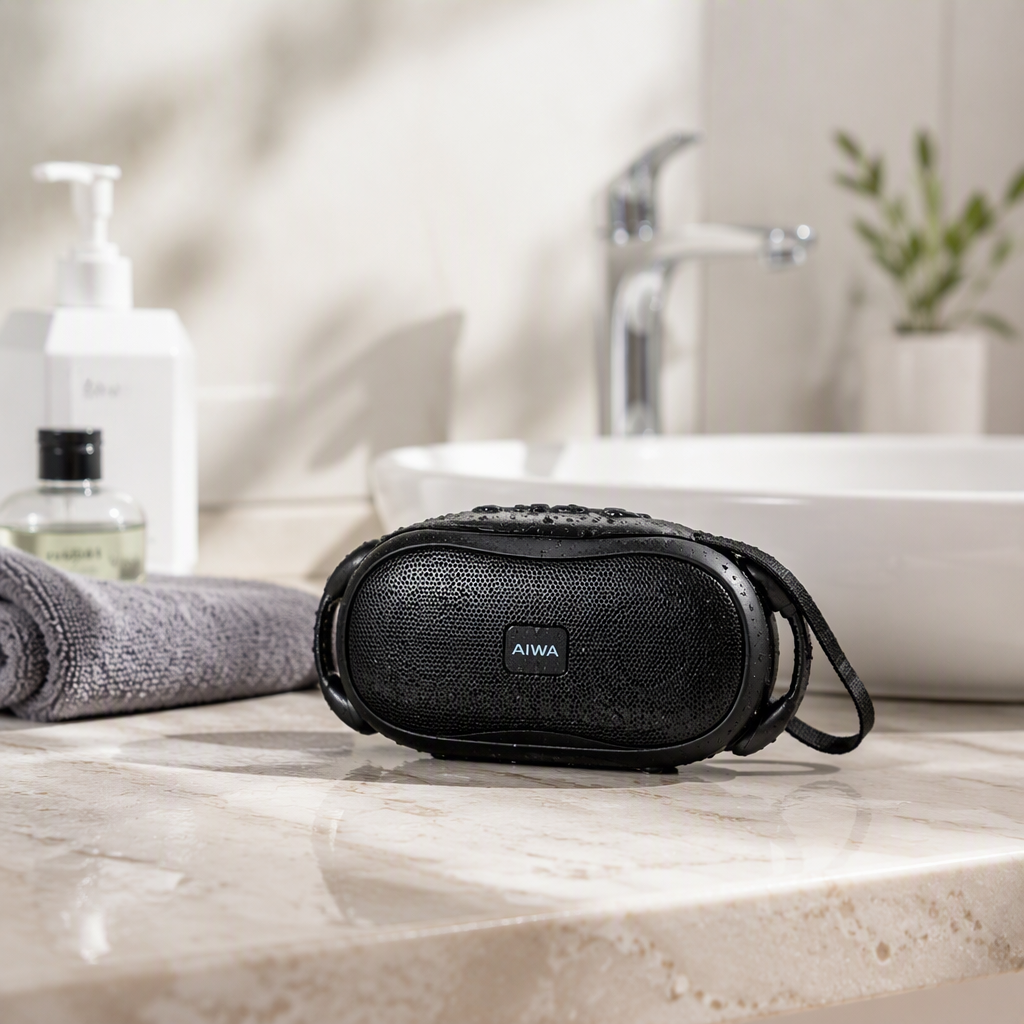 Mini wireless Bluetooth speaker, portable black waterproof outdoor portable mini speaker, low bass, high definition call quality details Picture
