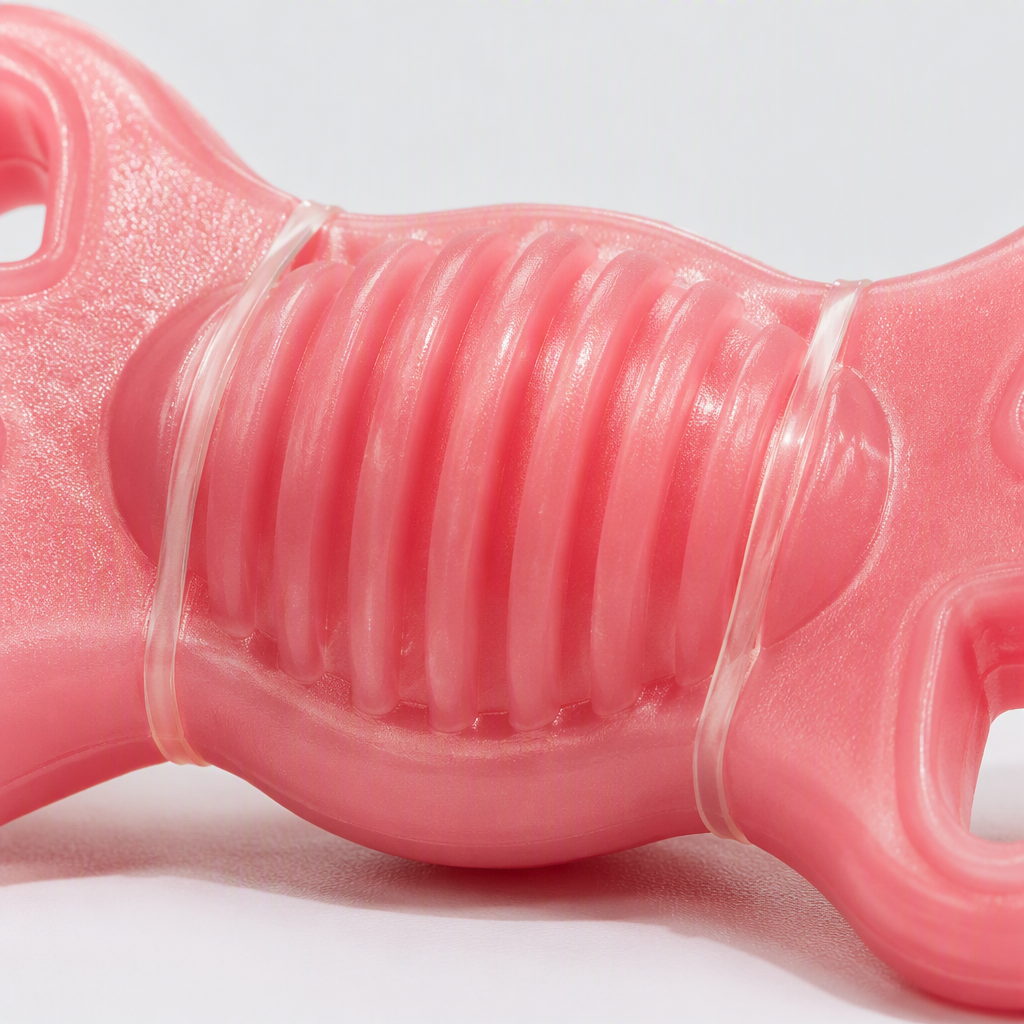 Colorful bone-shaped pet biting toys are durable and wear-resistant, making them suitable for training and entertainment of dogs and cats Application Scenario