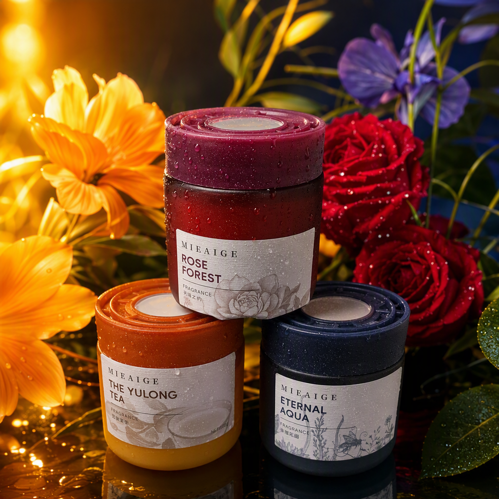 Tres colores botella de aromaterapia naranja dragón de jade té púrpura rosa bosque azul oscuro jardín eterno botella de perfume para el hogar aromaterapia decoración regalo Specification image