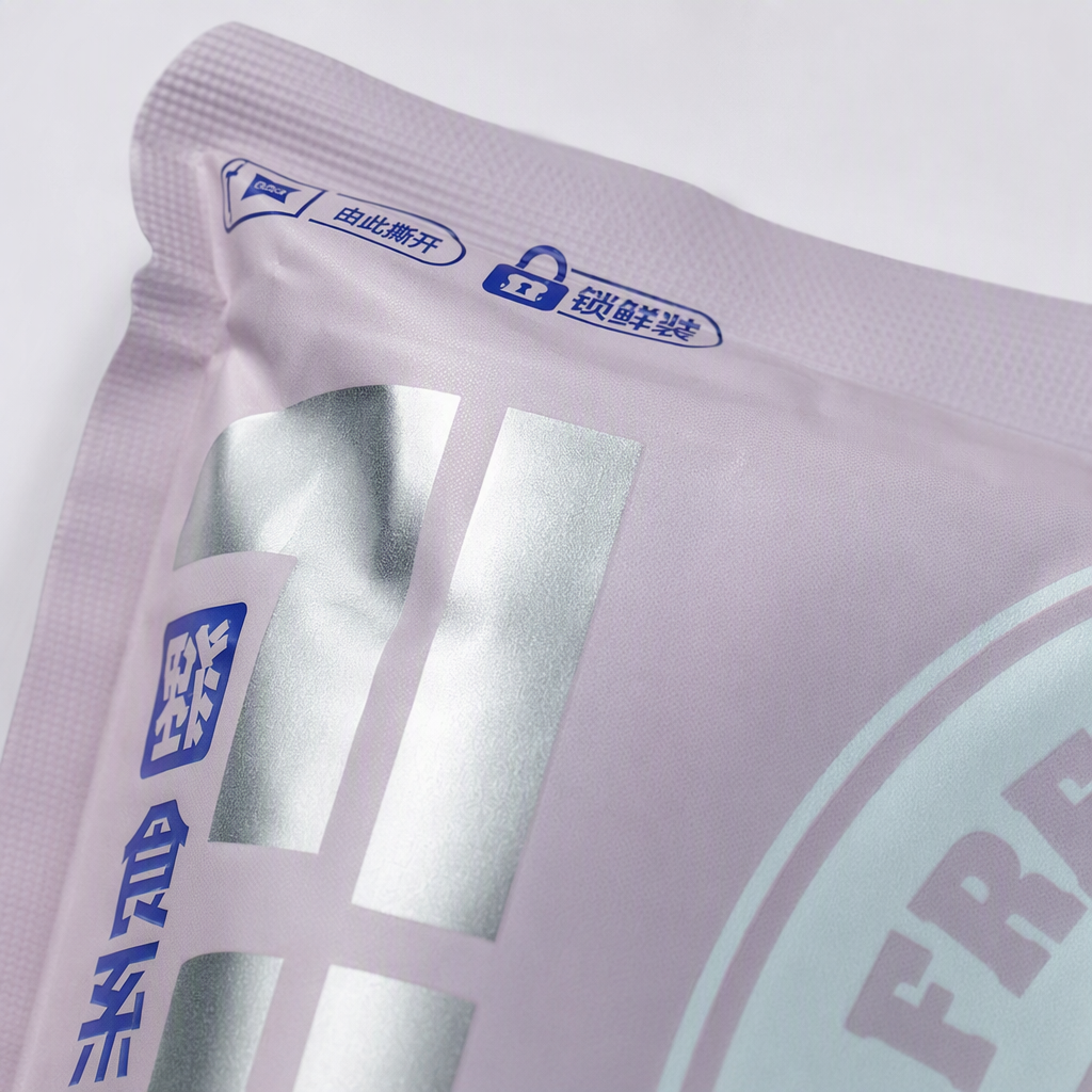 High-quality cat food, light purple packaging bags, pet snacks, balanced nutrition and healthy feeding, bagged pet supplies Application Scenario