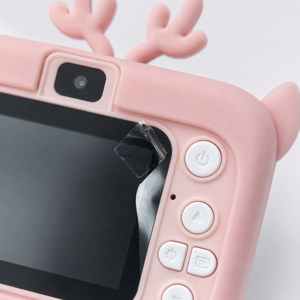 Cute pink children's camera, portable, shockproof, high-definition photography toy gift, suitable for preschool children to use Application Scenario