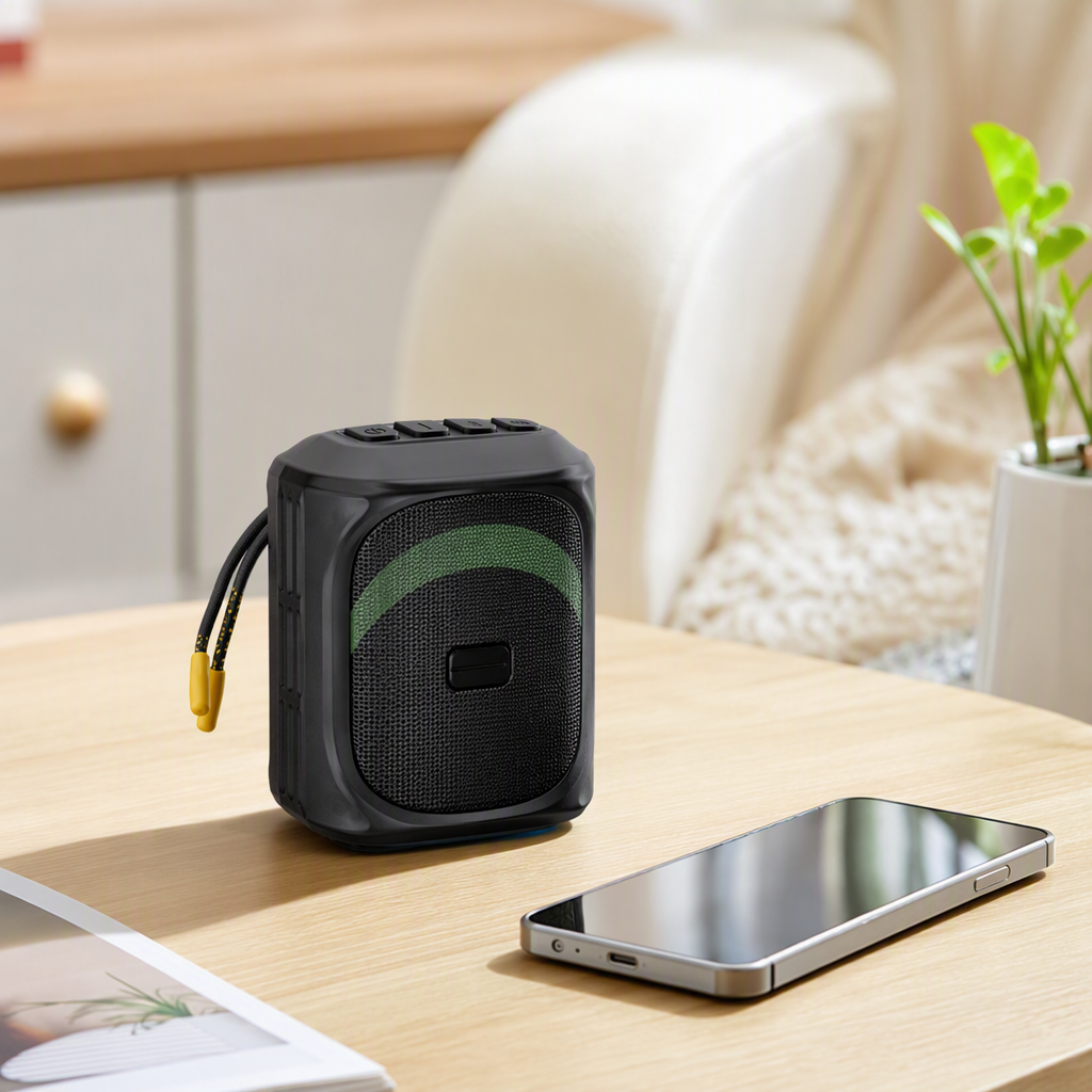 Colorful light Bluetooth speaker, portable home entertainment audio system with light, K12 wireless Bluetooth audio equipment details Picture