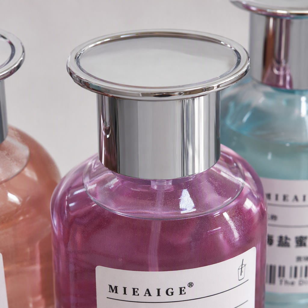 Cuatro botellas de color aromaterapia líquido aromático de larga duración fragancia interior aceite esencial aromaterapia artículos de aromaterapia para el hogar aroma suave Application Scenario