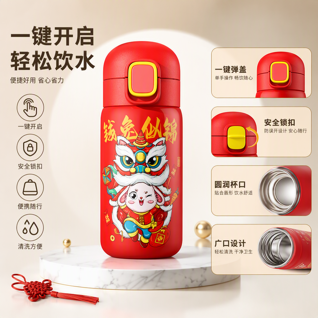 多功能便携焖烧杯保温杯学生户外旅行茶水杯日用百货用品