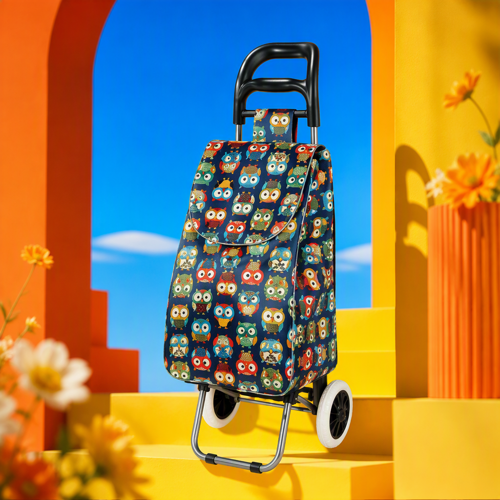 Portátil plegable multifuncional mano empuje y tire de la furgoneta supermercado carro de comida carro de tirón pequeño carro de compras doméstico conveniente y práctico Specification image