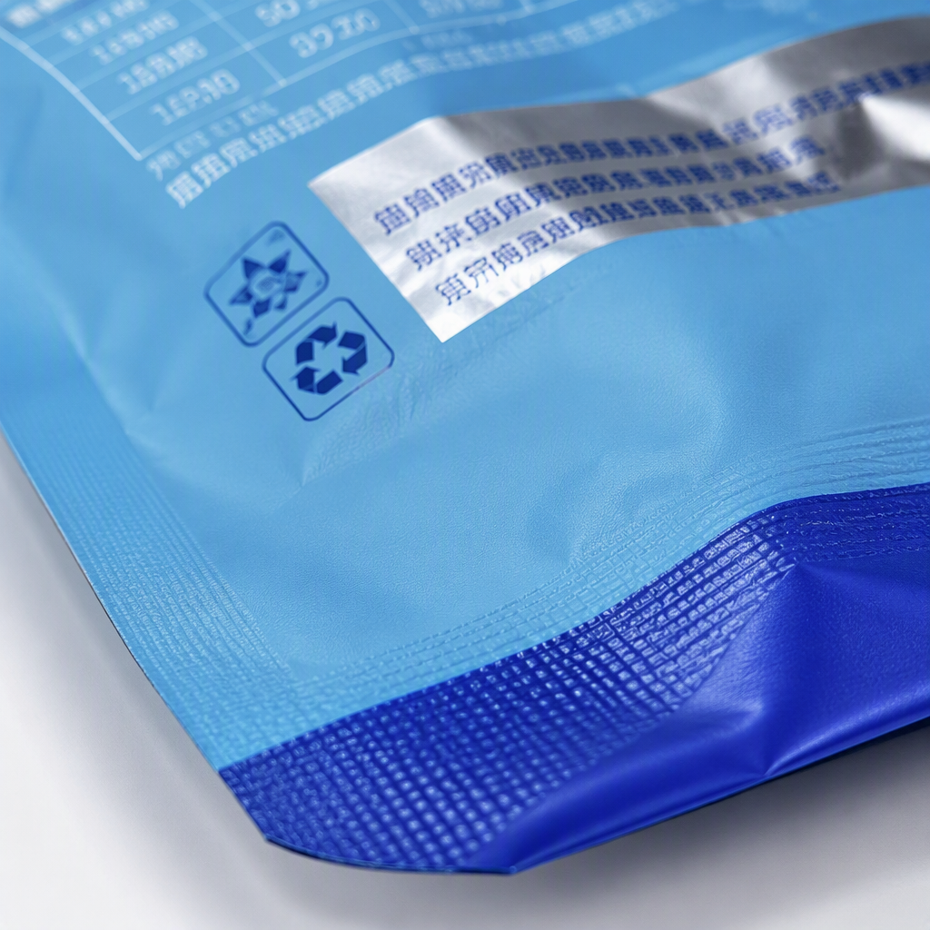 High-quality pet dog food packaging bags, durable, moisture-proof and tear-resistant blue large storage bags, pet supplies packaging bags Application Scenario