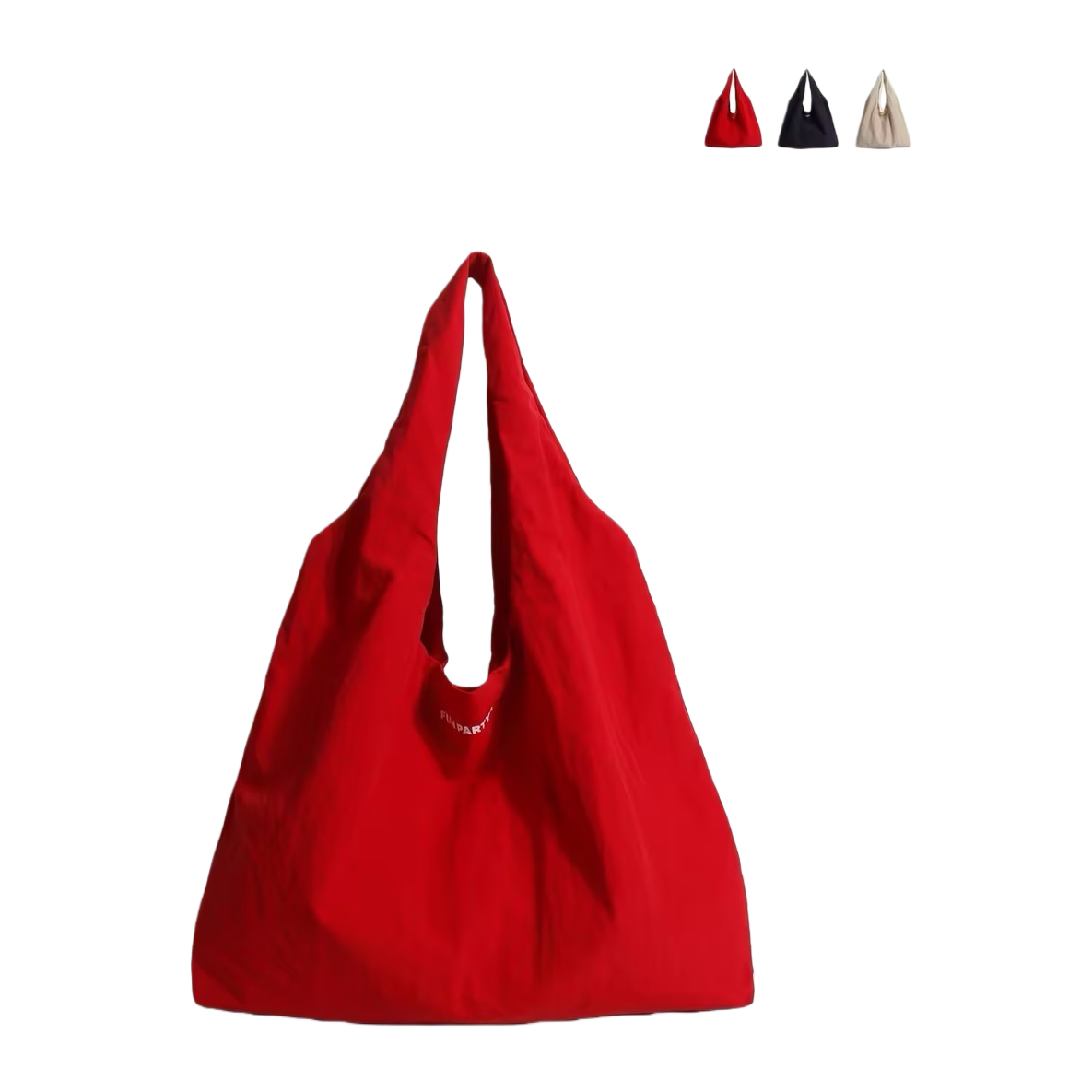 Moda bolsa de mujer de gran capacidad bolsa roja tote mano bl hombro casual versátil bolsa de tendencia mujer bolsa de compras Item Picture