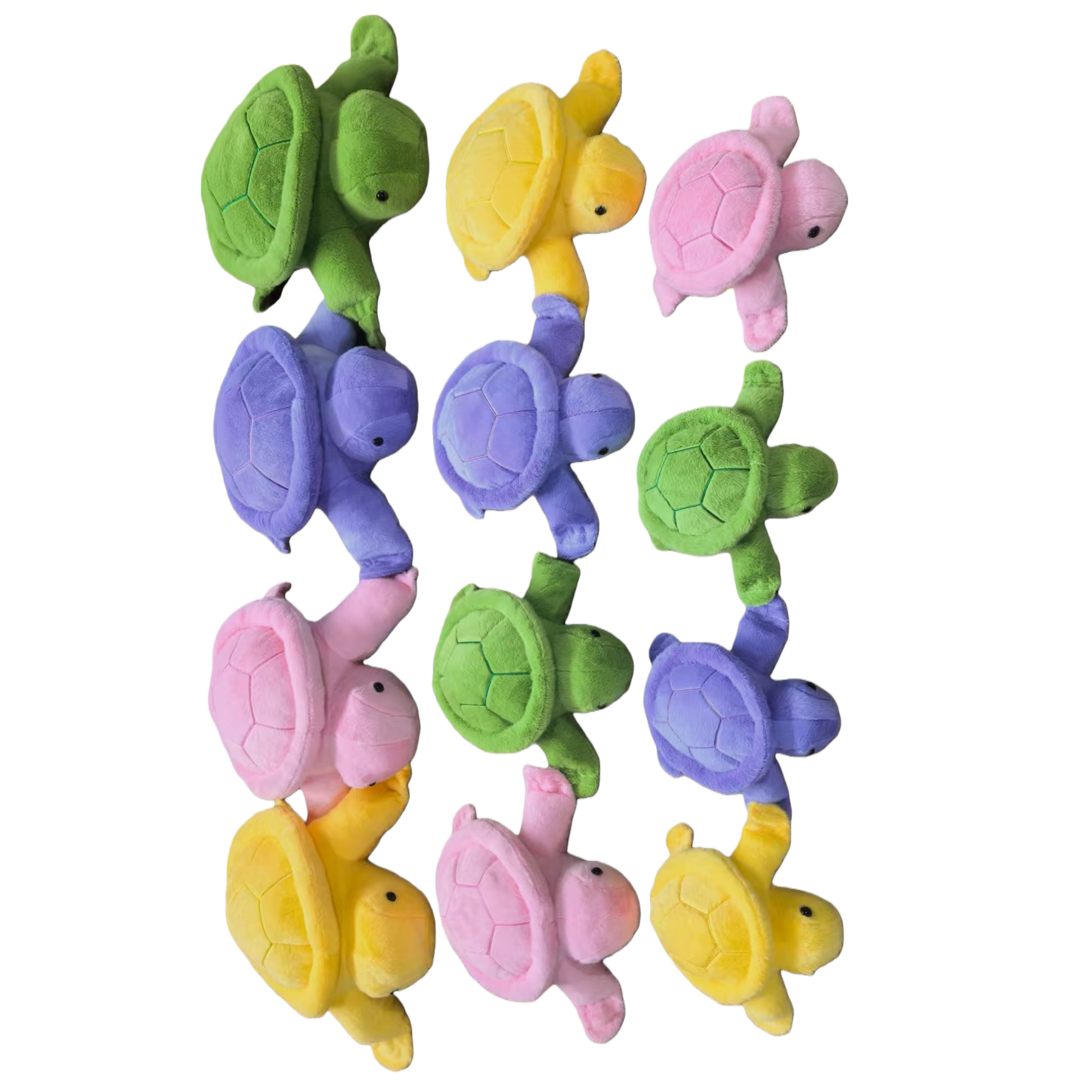 Colorful plush turtle cute dolls, plush toys, children's gifts, soft and adorable doll pillows, souvenirs Item Picture