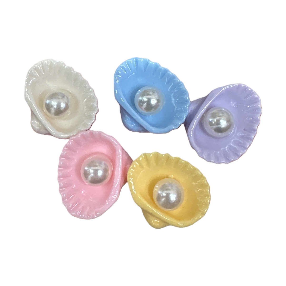 Selected creative, fashionable and trendy accessories and gifts featuring colorful shell and pearl handcrafted ornaments Item Picture