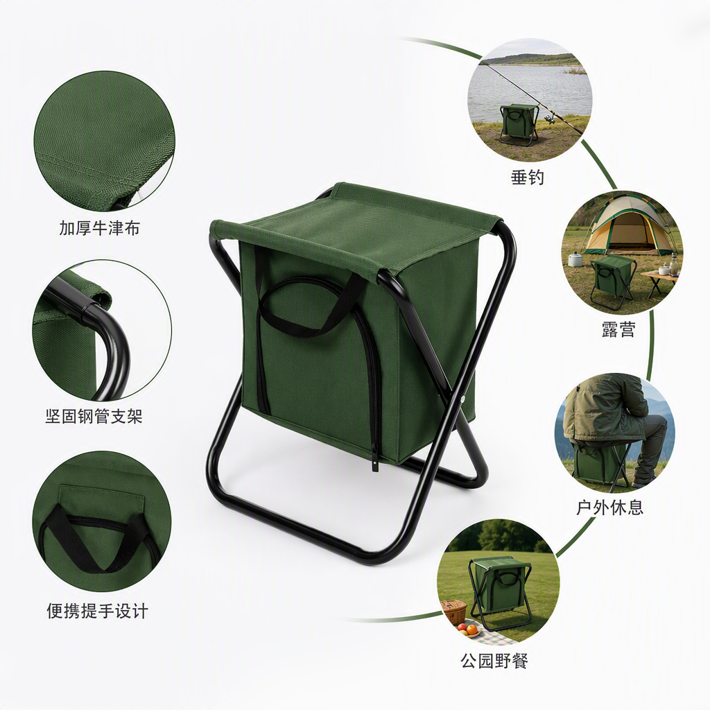多功能折叠凳简易家具家装必备轻便便携实用多色选择细节图