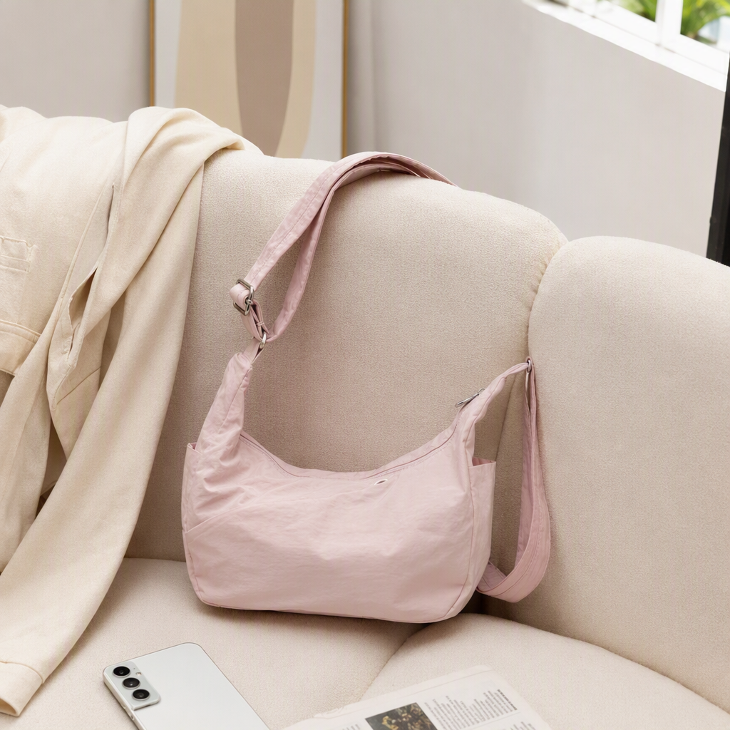Colorido y versátil bolso de mujer casual tendencia simple gran capacidad crossbody bolso moda nuevo details Picture