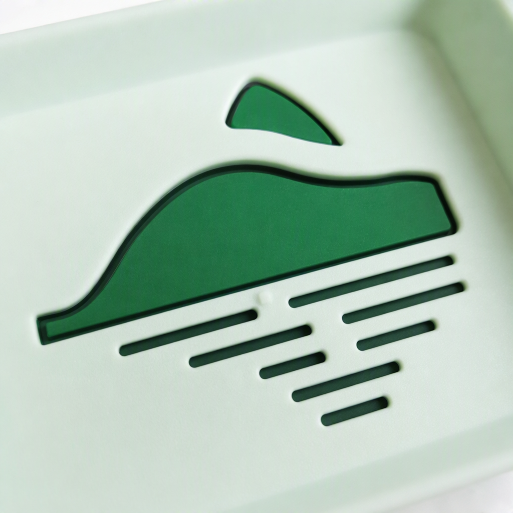 Contenedor de jabón blanco cuadrado de asfalto resistente al moho y antideslizante jabón de manos caja de almacenamiento de jabón de baño minimalista soporte de jabón para lavabo Application Scenario