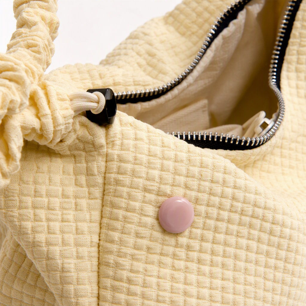 Beige wave dot plisado bandolera lona mujer bolso 2025 versátil crossbody bolso bolso moda y casual tendencia Application Scenario