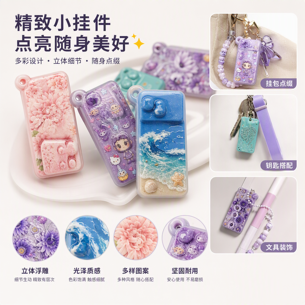 Creative colorful stacked phone cases, multi-color anti-drop, personalized and trendy protective cases, fashionable and versatile phone case accessories