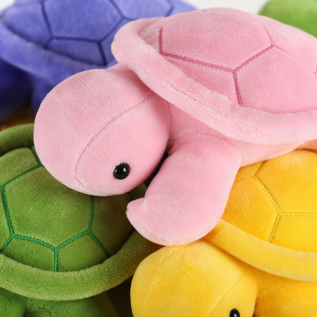 Colorful plush turtle cute dolls, plush toys, children's gifts, soft and adorable doll pillows, souvenirs Application Scenario