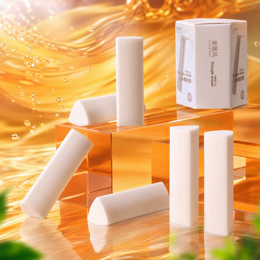 Multi-functional white eraser, a lightweight and portable eraser for students, is a special eraser tool for office and drawing Specification image